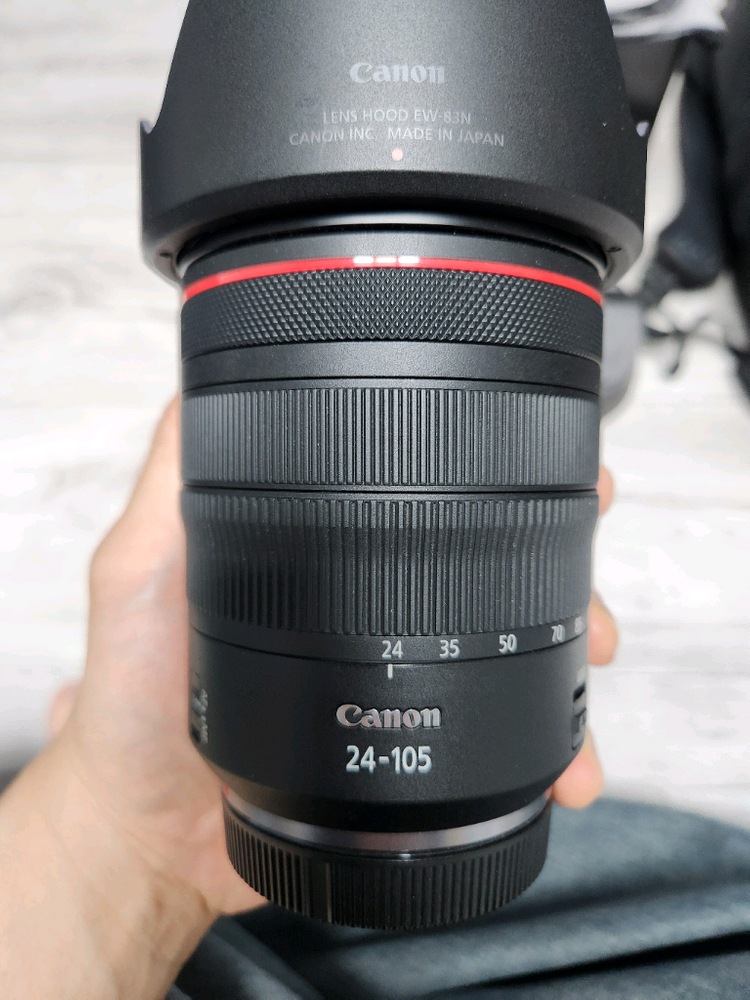 캐논 풀박 Eos r6 mark2 + 24-105L + 텐바 백팩 이미지