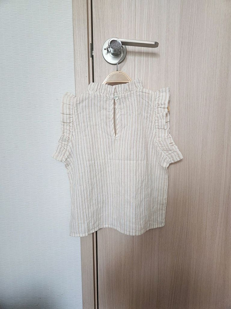수어플룸 백화점 정품 실물이 더 고급스럽고 예쁜 초크 스트라이프 텔마 캐미솔 7y 사이즈 새상품 이미지