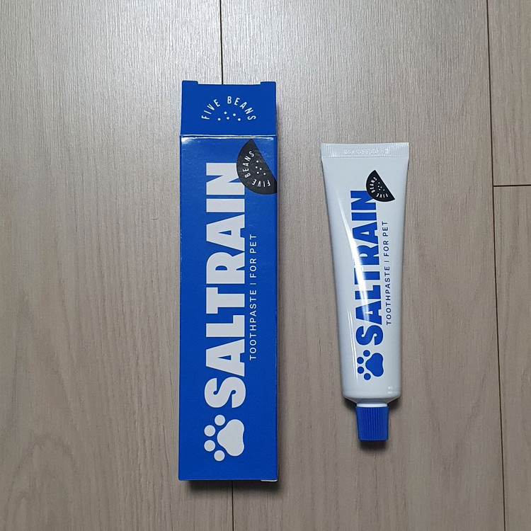새상품 솔트레인 펫 치약 반려견 반려묘 반려동물 치약 구강관리 애견용품 미용 이미지