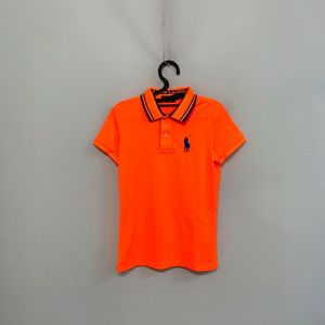 폴로 골프 반팔 빅포니 오렌지 티셔츠 XS 이미지