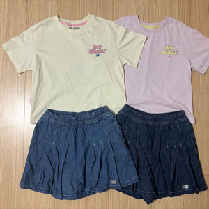쌍둥이딸둥이 뉴발란스 상하세트 140사이즈 이미지