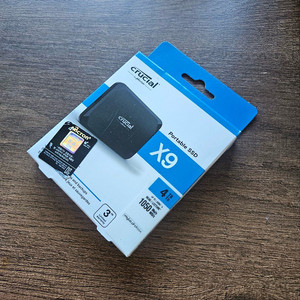 4TB 외장 포터블 SSD USB외장하드 마이크론 X9 이미지