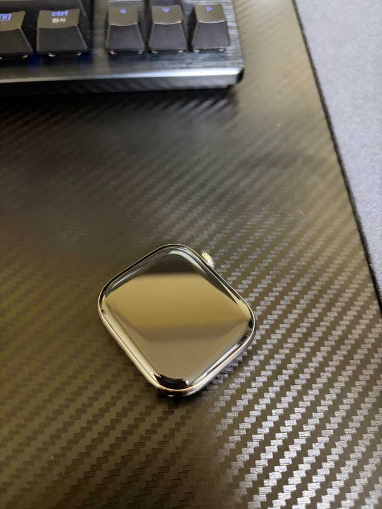 애플워치 10 46mm 내추럴 티타늄 이미지