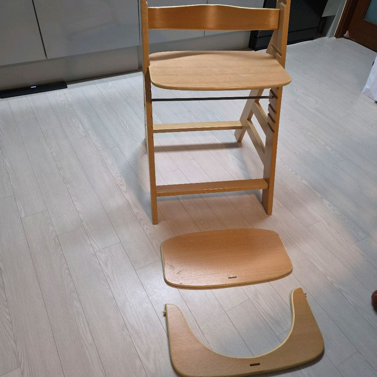 원목 아기의자 이미지
