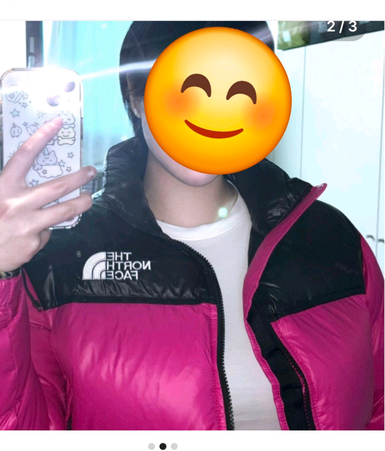 노스페이스 눕시 패딩 크롭푸시아핑크명품조끼가니하프롱패딩명품구찌루이비통디올셀린느샤넬에르메스로로피아나 이미지