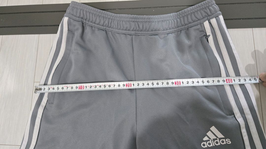 아디다스 그레이 삼선 트레이닝 팬츠 L 이미지