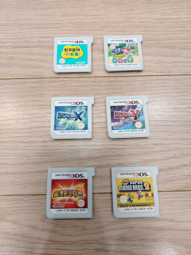 닌텐도3ds칩 무쥬라의가면 울트라썬 드림어드벤처 친모아 튀동숲 포켓몬스터x 포켓몬스터y 등 이미지