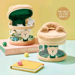 스타벅스 스벅 베어리스타 곰 파우치 이미지