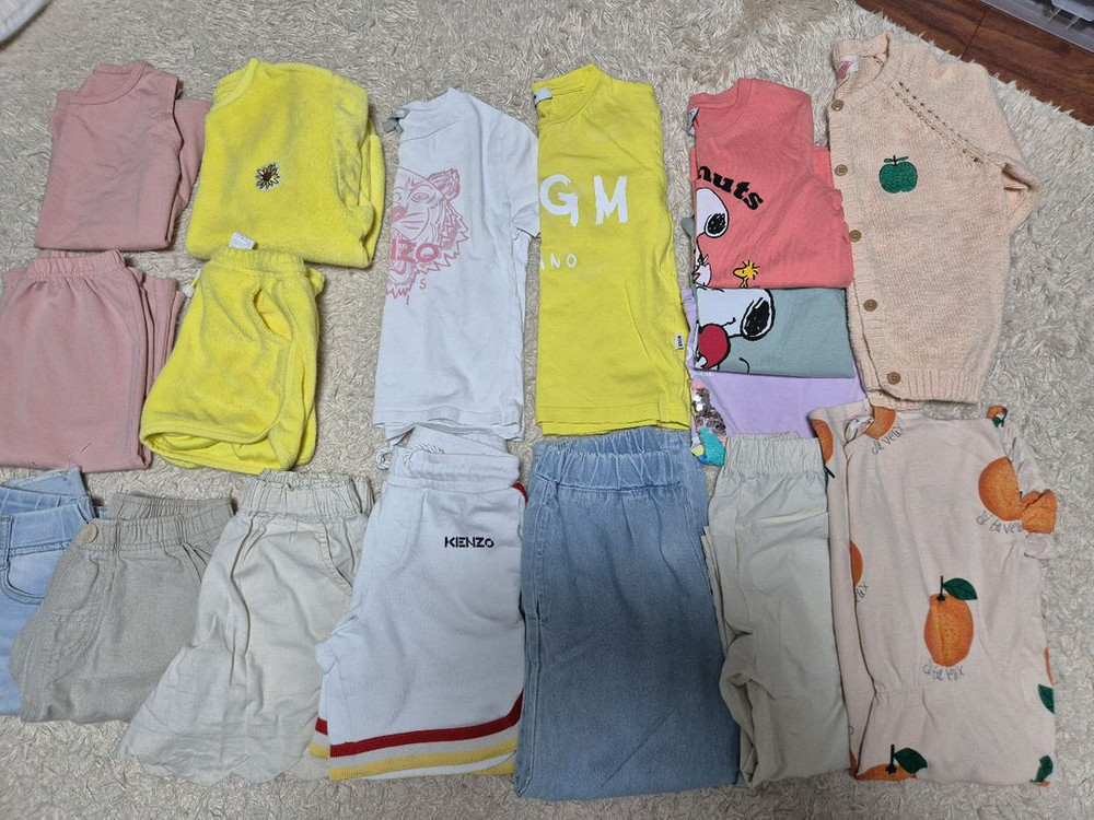 겐조키즈,MSGM 키즈, 리미떼두두 원피스. 베베드피노등 120사이즈 일괄 이미지