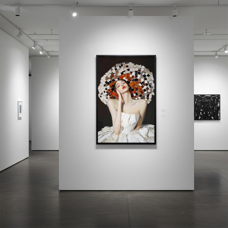 그림 액자 팝아트 인테리어소품 감정의 화관 여성 인물그림 모던 감성 갤러리풍 거실 인테리어 아트 포스터 대형 액자 이미지