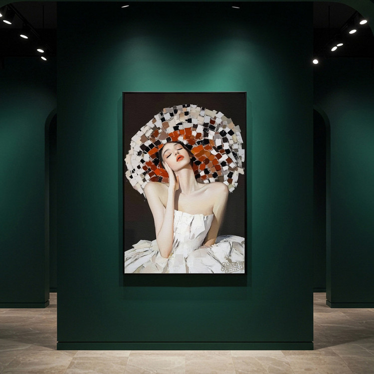 그림 액자 팝아트 인테리어소품 감정의 화관 여성 인물그림 모던 감성 갤러리풍 거실 인테리어 아트 포스터 대형 액자 이미지