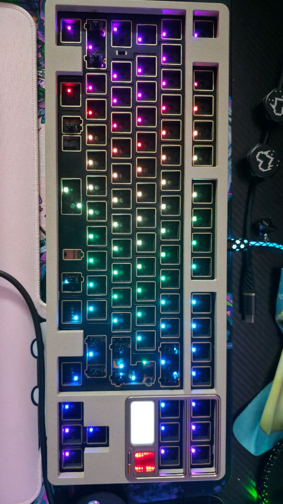 QK80mk2 커스텀키보드 컬러 밀크티 이미지