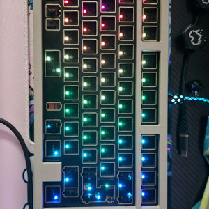 QK80mk2 커스텀키보드 컬러 밀크티 이미지