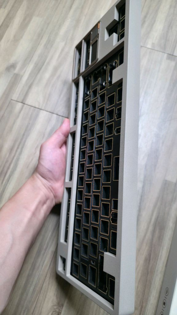 QK80mk2 커스텀키보드 컬러 밀크티 이미지