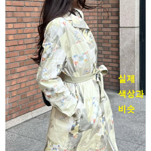 블리다 VLEEDA 벨티드 트렌치 자켓형 원피스 프리 이미지