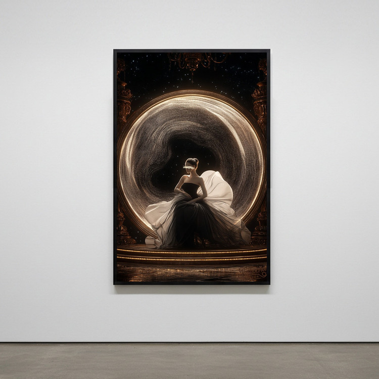 그림 액자 팝아트 인테리어소품 영원의 무대 신비로운 우아한 여인그림 대형 거실인테리어 모던아트 예술작품 프리미엄 아 이미지