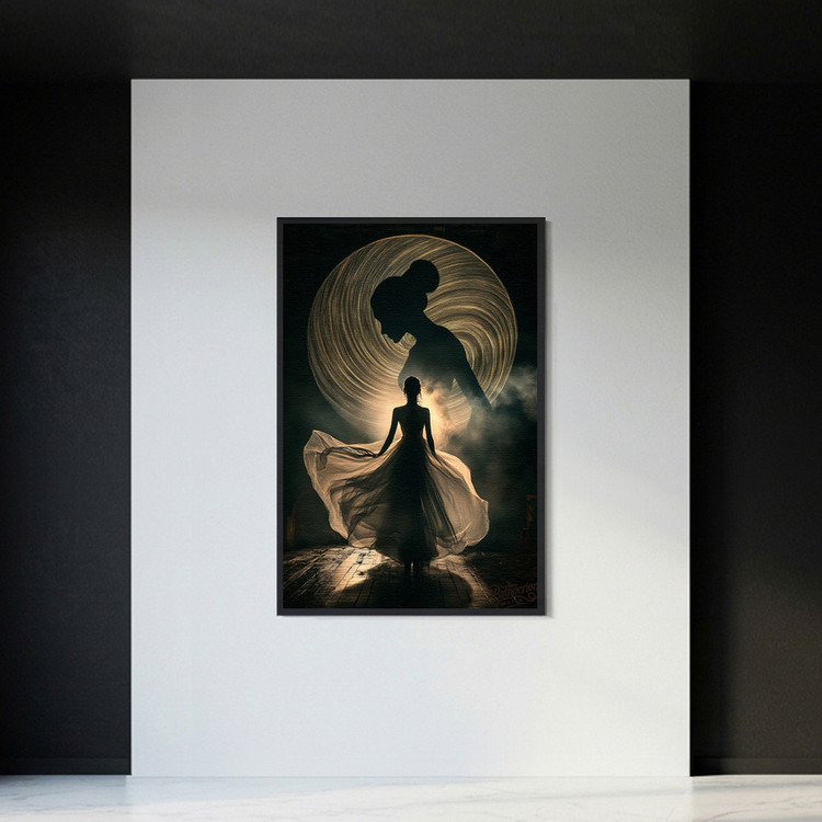 내면의 달 그림 액자 팝아트 인테리어소품 여성그림 인물화 모던아트 거실액자 갤러리 캔버스 대형 고급 인테리어 홈데코 이미지