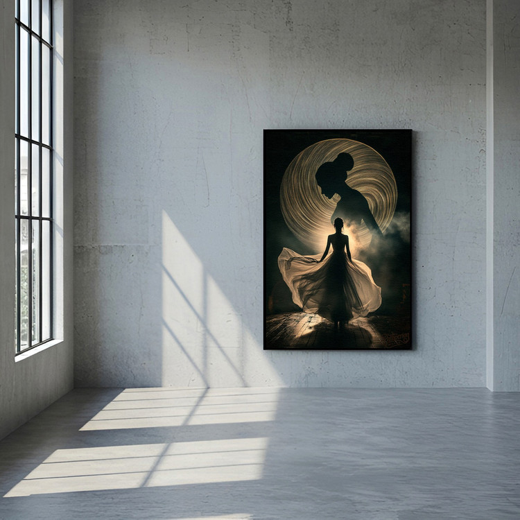 내면의 달 그림 액자 팝아트 인테리어소품 여성그림 인물화 모던아트 거실액자 갤러리 캔버스 대형 고급 인테리어 홈데코 이미지
