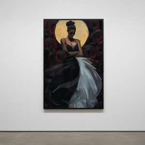 그림 액자 팝아트 인테리어소품 스스로를 안은 밤 여성그림 여성액자 거실 인테리어 아트포스터 대형 감성 모던아트 이미지