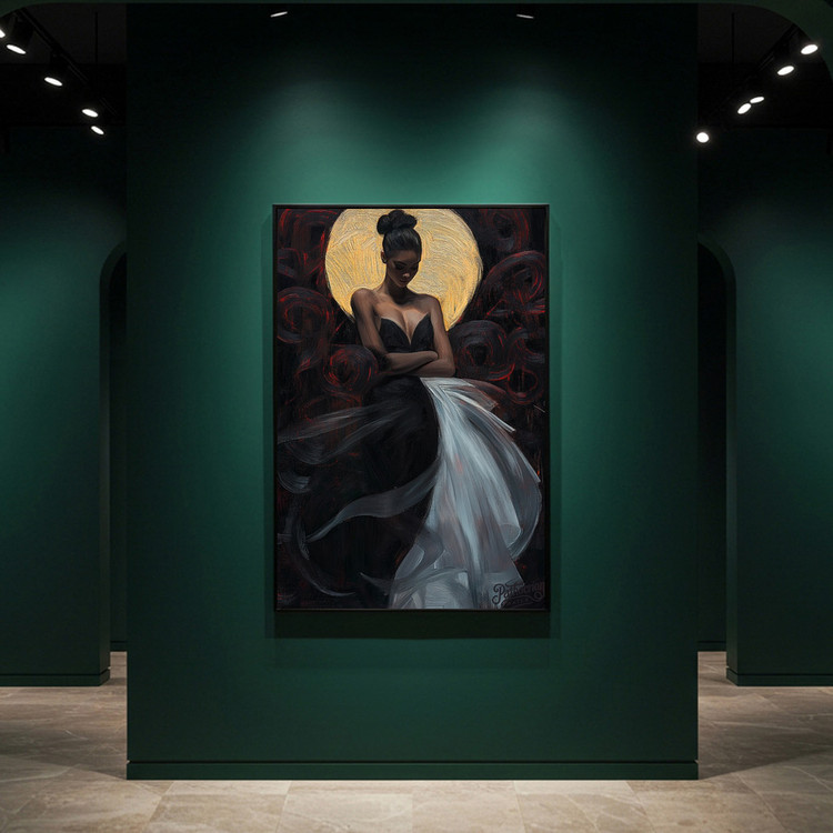 그림 액자 팝아트 인테리어소품 스스로를 안은 밤 여성그림 여성액자 거실 인테리어 아트포스터 대형 감성 모던아트 이미지