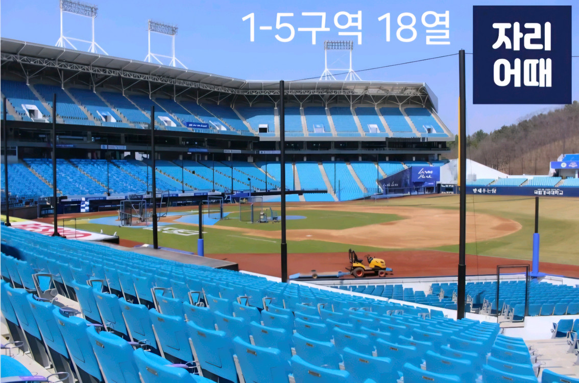 6월 3일(수) NC vs 삼성 원정응원석 이미지