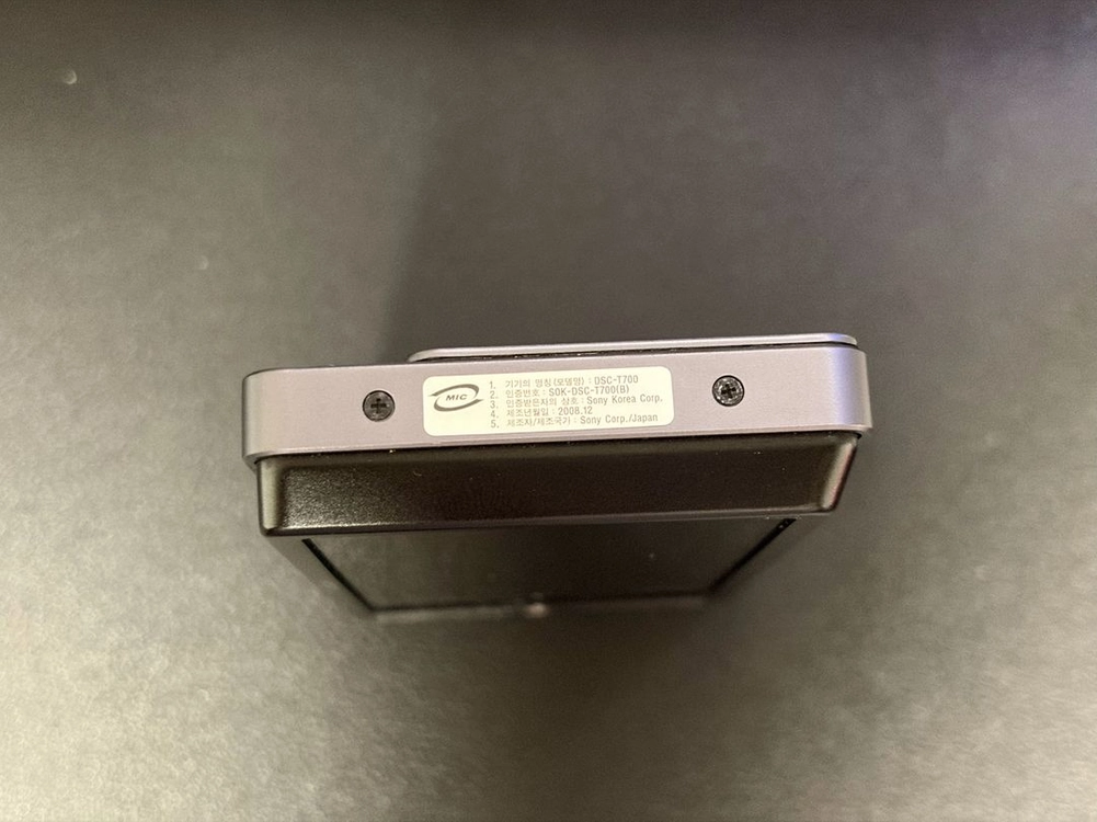 소니 DSC-T700 사이버샷 레트로 디카 내장4GB 구성품 포함 이미지