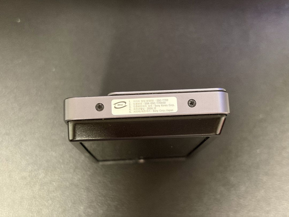 소니 DSC-T700 사이버샷 레트로 디카 내장4GB 구성품 포함 이미지