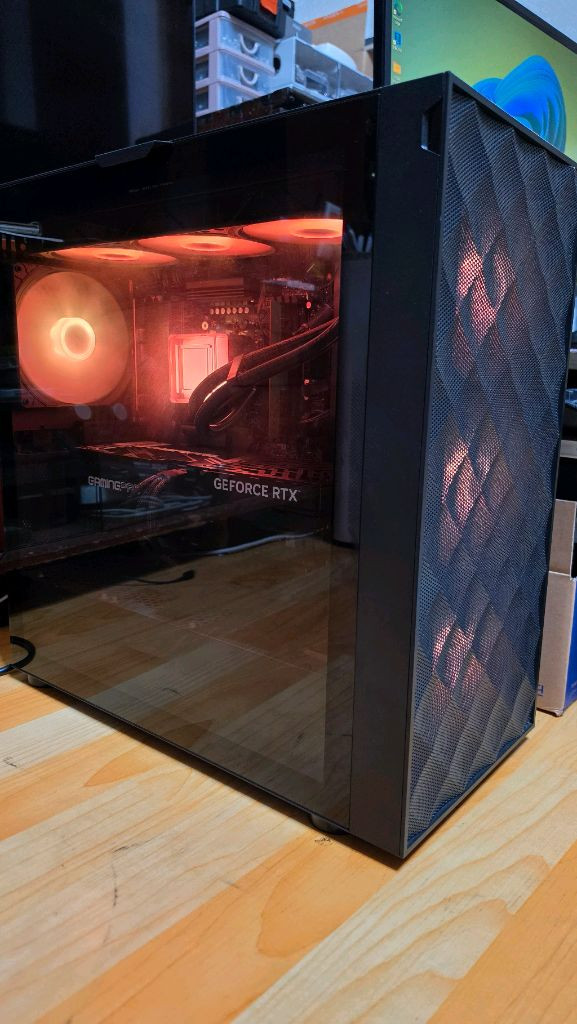 라이젠 7800x3d rtx5070 컴퓨터 본체 이미지