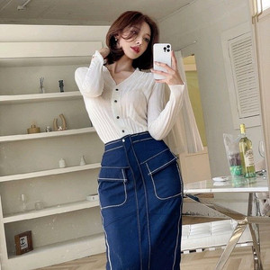 제이지쇼룸 엉넬 수입 버튼 가디건(아이),지퍼스커트세트 이미지
