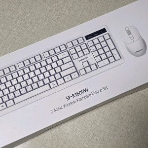 삼성전자 SP-R1600W 저소음 마우스, 무선 키보드 세트 이미지