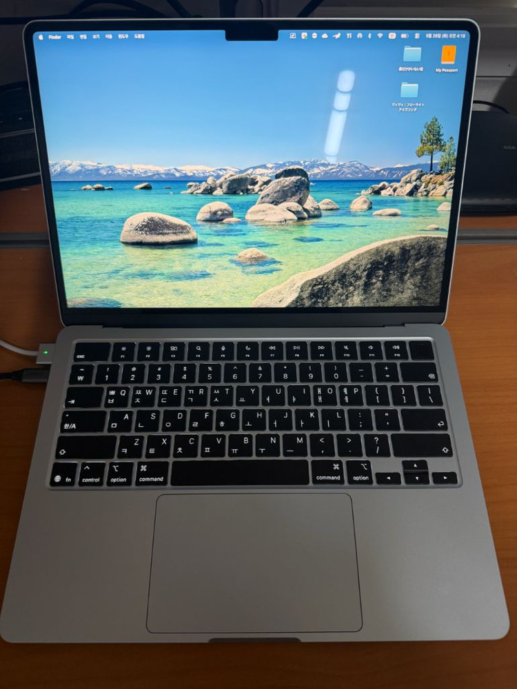 (풀박스) M5 맥북에어 13인치 스카이블루 16GB, 512GB 판매합니다. 이미지
