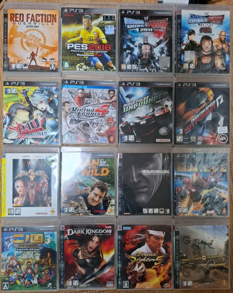 플스3 게임. PS3 이미지