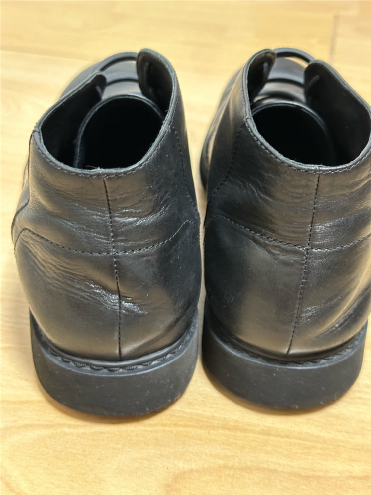 캠퍼 남성 블랙 가죽 처카 부츠 265mm 이미지