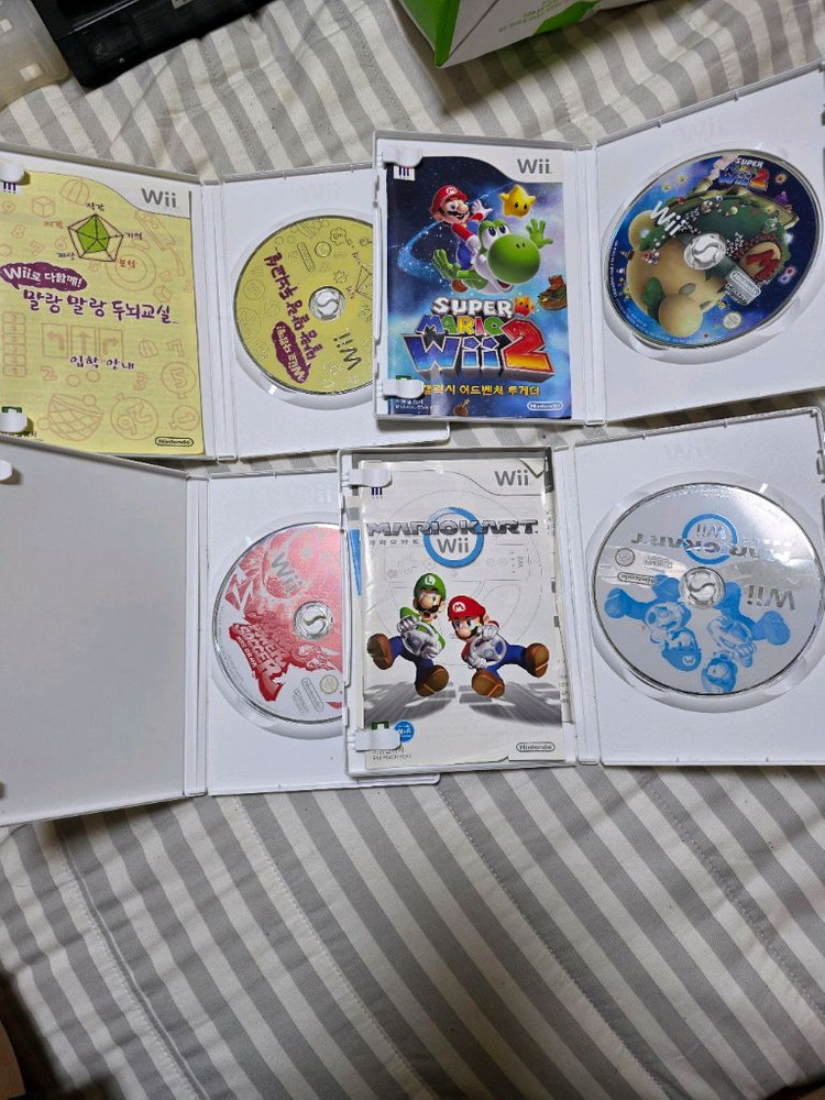 닌텐도 wii 타이틀 4장 팝니다 이미지