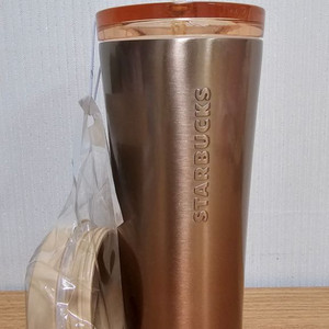 (새상품) 스타벅스 홀리데이 글램 밸류 콜드컵 473ml 골드 이미지