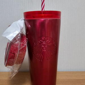 (새상품) 스타벅스 홀리데이 글램 밸류 콜드컵 473ml 레드 이미지