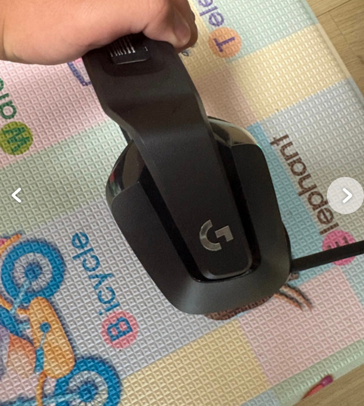 로지텍 G733 무선 헤드셋 판매해요 이미지