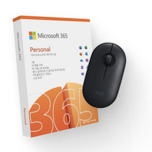 마이크로소프트 M 365 오피스 personal 12개월 + M340 로지텍 마우스 이미지