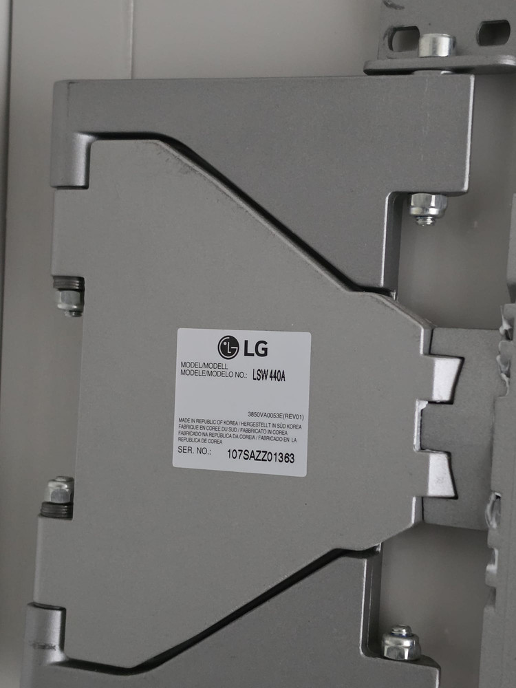 벽걸이용 LG TV LSW 440A 브라켓 걸치대 이미지