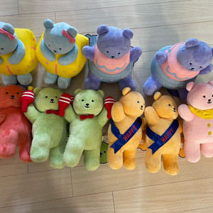 데일리라이크 정품 인형12개 키링11개 일괄 이미지