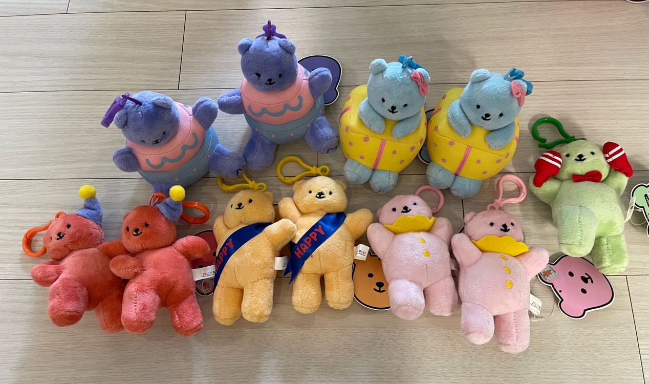 데일리라이크 정품 인형12개 키링11개 일괄 이미지