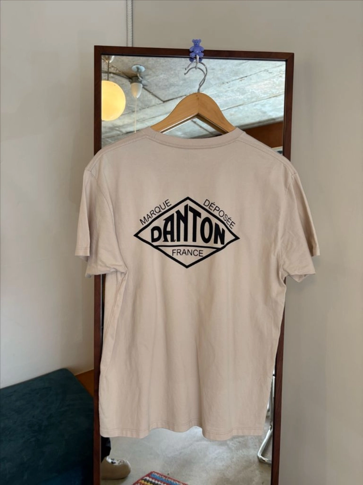 Danton 단톤 반팔 티셔츠 베이지 이미지
