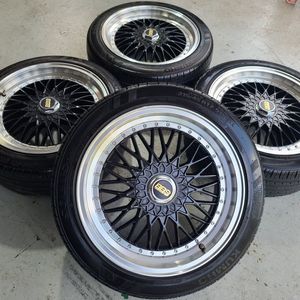 BBS 17인치 중고 캐스퍼 st휠타이어 팝니다 이미지