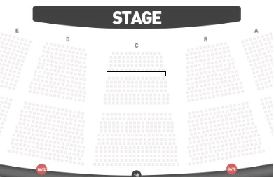 페르소나 5 콘서트 1층 C구역 6열 이미지