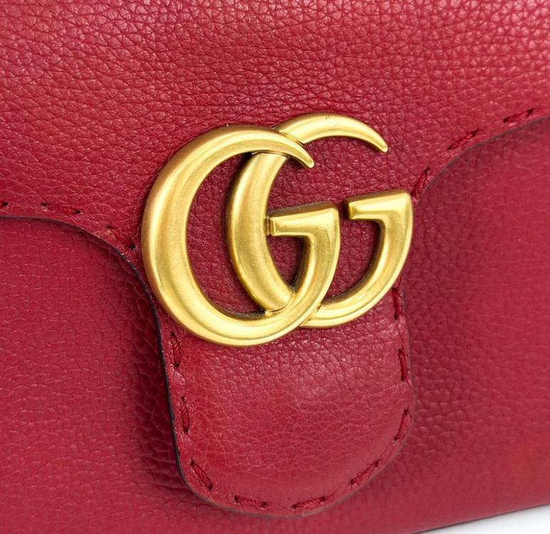 [S] Gucci 구찌 마몬트 마틀라세 탑핸들 스몰 투웨이 크로스 숄더백 이미지