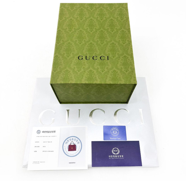 [S] Gucci 구찌 마몬트 마틀라세 탑핸들 스몰 투웨이 크로스 숄더백 이미지