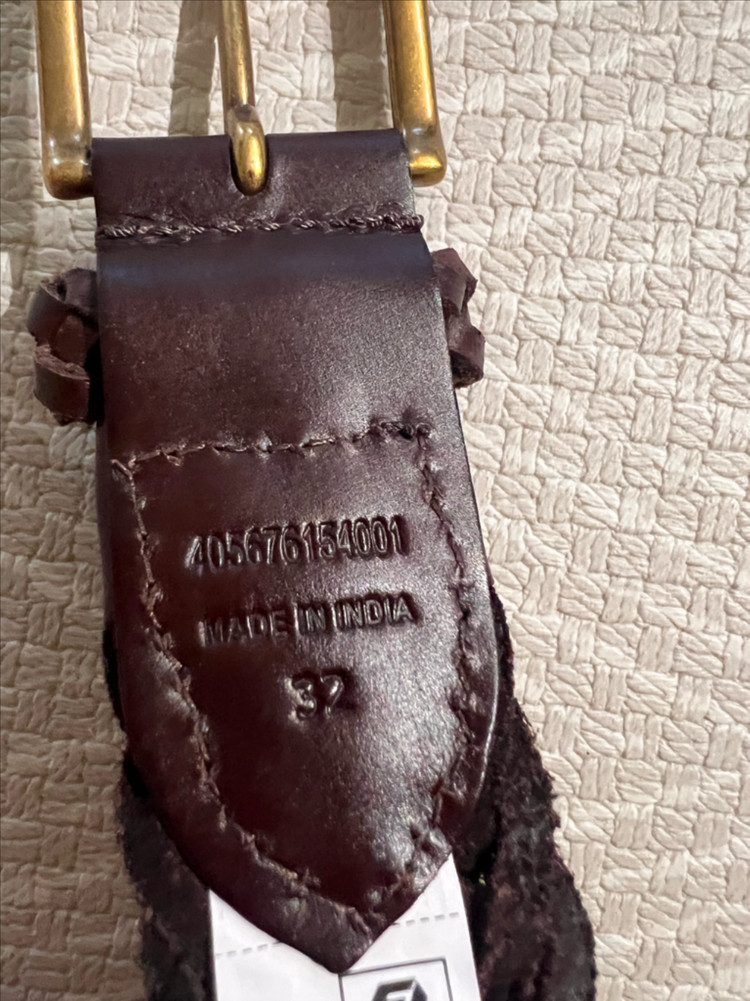 폴로 벨트 꽈배기가죽 사이즈32 이미지