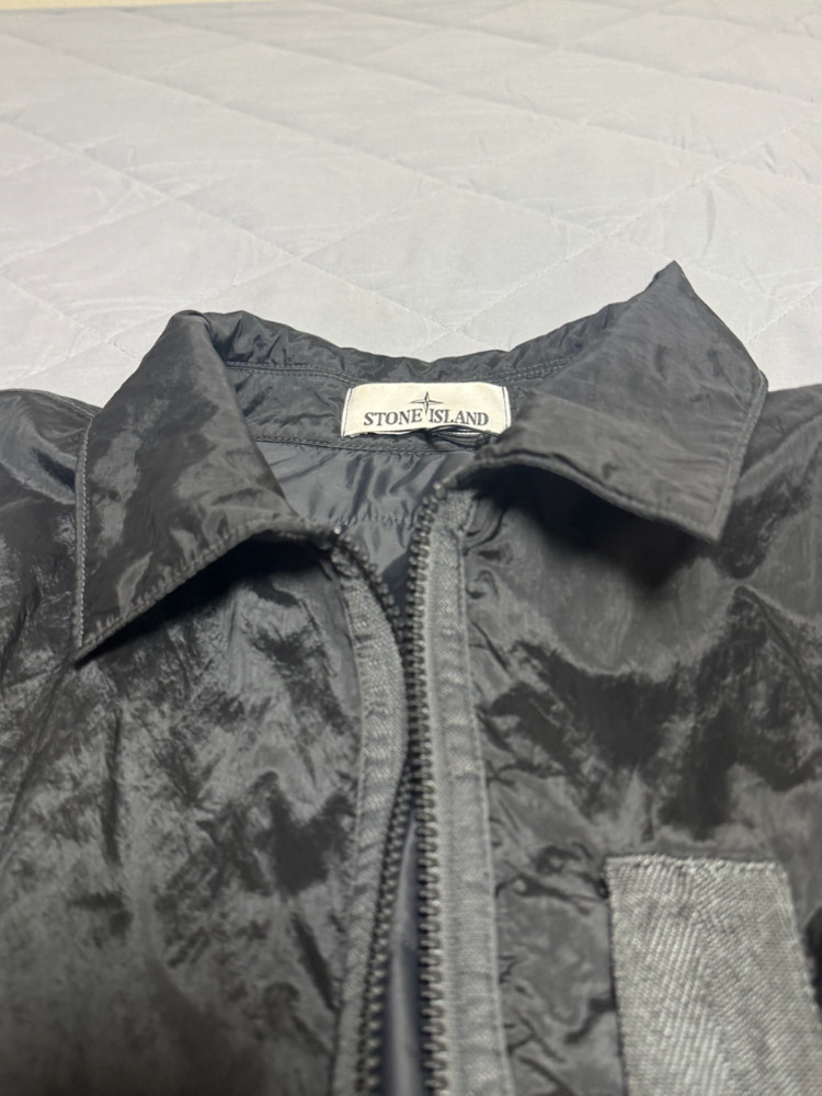 [L]22FW 스톤아일랜드 나일론 메탈 프리마로프트 블랙 바람막이 자켓 이미지