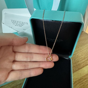 티파니앤코 오픈하트 목걸이 18k 11mm 정품 이미지