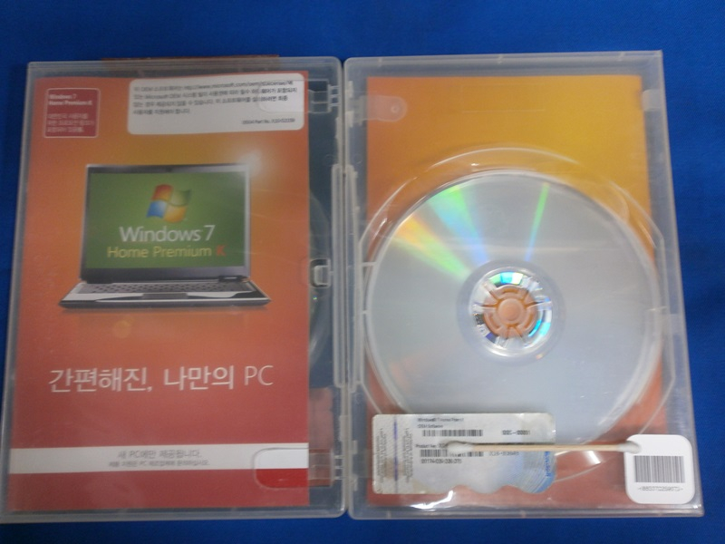 윈도우 7 Home 64Bit COEM 시디키포함 한글 기업용 이미지
